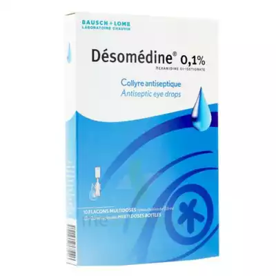 Desomedine 0,1 % Collyre Sol 10fl/0,6ml à Embrun